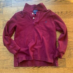 Ralph Lauren Sz 5 long sleeve polo shirt toddler boys